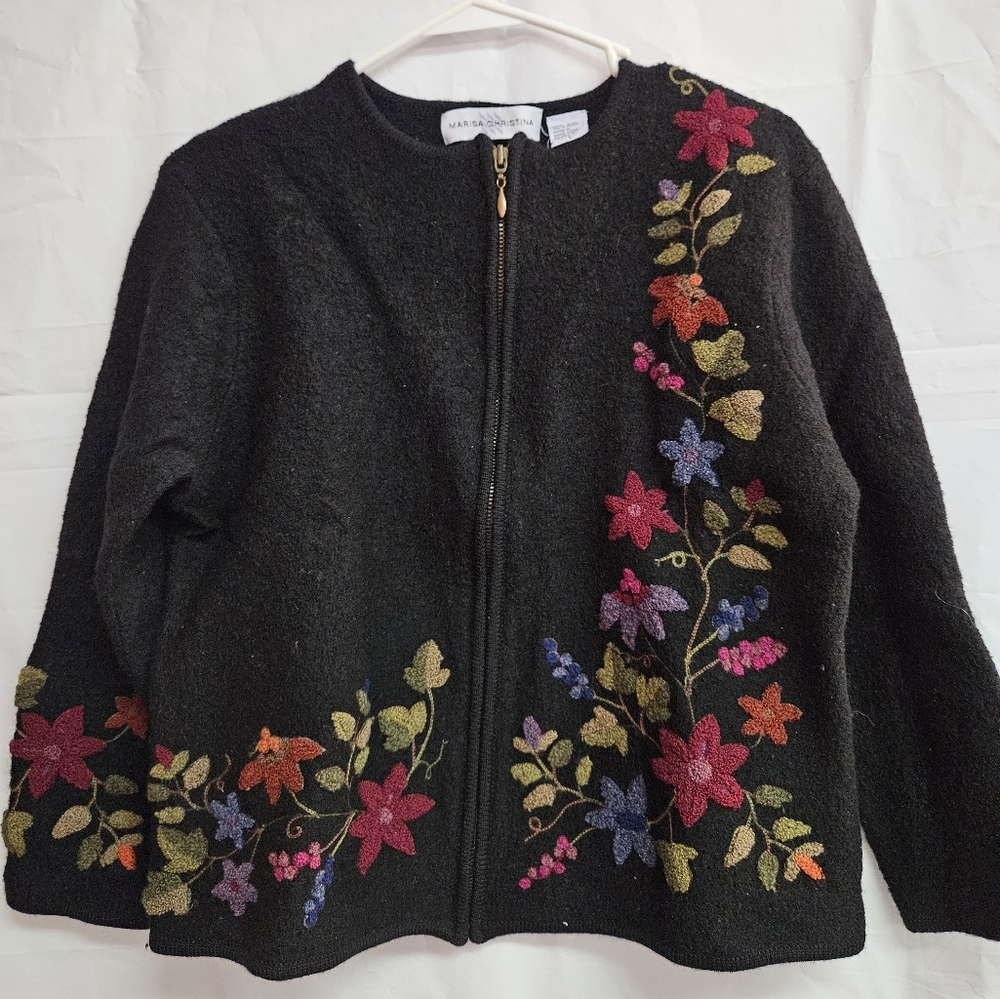 Marisa Christina Zip up Sweater